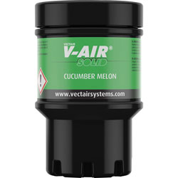 Vectair Systems V-Air MVP Dispenser Fragrance Refill - Spray - 6000 ft³ - Cucumber Melon - 60 Day - 6 / Carton - Odor Neutralizer
