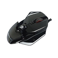 Verbatim Authentic R.A.T. 2 Plus Optical Gaming Mouse, USB 2.0, Left/Right Hand Use, Black