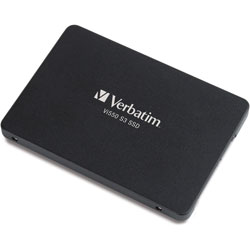 Verbatim Internal SSD, 2.5 in, 560MB/s Read/535MB/s Write, 128GB, Black