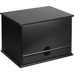 Victor Desktop Organizer, 13 in x 10 1/2 in x 9-2/5 in, Black