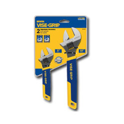 Vise Grip Two-Piece Adjustable Wrench Set, 6 in and 10 in Long