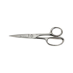 Vuzix Inlaid Industrial Shears with Lower Ring, 8 1/2 in, Silver