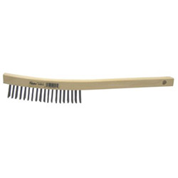 Weiler Ch48 Scratch Brush 4" x 18rows Curved Hand