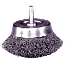 Weiler Uc-2 2" Crimped Wire Cup Brush .0118 1/4" Stem