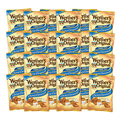 Werther's® Chewy Caramels Sugar Free, 1.48 oz Bag, 24/Carton