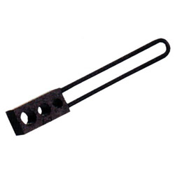 Western Enterprises Hand-Held Ferrule Crimp Tool with Hammer Strike, for 3/16 in, 1/4 in Hoses, Black