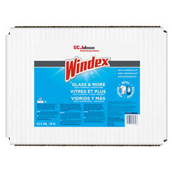 Windex Glass Cleaner with Ammonia-D®, 5gal Bag-in-Box Dispenser