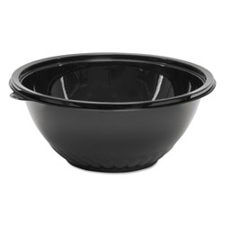 WNA Comet Caterline Pack n' Serve Plastic Bowl, 160 oz, Black, 25/Case