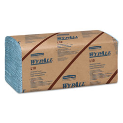 WypAll® L10 Windshield Towels, 1-Ply, 9 1/10 x 10 1/4, 1-Ply, 224/Pack, 10 Packs/Carton