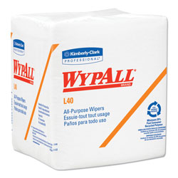 WypAll® L40 Wipers, White, Case of 18 (KIM05701)