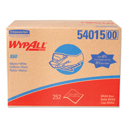 WypAll® X60 Cloths, 16.8 in x 12 1/2 in, 252/Carton