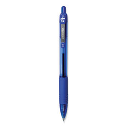 Zebra Pen Z-Grip Retractable Ballpoint Pen, Medium 0.7 mm, Blue Ink, Blue Tinted Barrel, Dozen