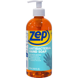 Zep Commercial® Antimicrobial Hand Soap, Fresh Clean Scent, 16.9 fl oz (500 mL)