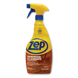Zep Commercial® Hardwood and Laminate Cleaner, 32 oz Spray Bottle, 12/Carton