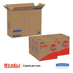 WypAll® X80 Cloths with HYDROKNIT, 9.1 x 16.8, Red, Pop-Up Box, 80/Box, 5 Box/Carton view 3