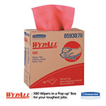 WypAll® X80 Cloths with HYDROKNIT, 9.1 x 16.8, Red, Pop-Up Box, 80/Box, 5 Box/Carton view 5