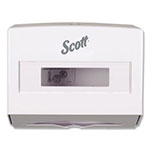 Scott® Scottfold Folded Towel Dispenser, 10 3/4w x 4 3/4d x 9h, White view 1