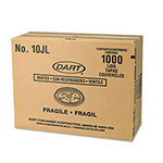 Dart Vented Plastic Hot Cup Lids, 10JL, 10 oz., White, 1000/Carton view 2