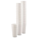 Dart Foam Drink Cups, Hot/Cold, 24oz, White, 25/Bag, 20 Bags/Carton view 2