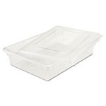 Rubbermaid Food/Tote Boxes, 8 1/2gal, 26w x 18d x 6h, Clear view 1