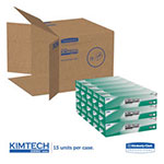 Kimtech™ Kimwipes Delicate Task Wipers, 1-Ply, 11.8 x 11.8, Unscented, White, 198/Box, 15 Boxes/Carton view 3