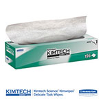 Kimtech™ Kimwipes Delicate Task Wipers, 1-Ply, 11.8 x 11.8, Unscented, White, 198/Box, 15 Boxes/Carton view 4