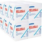 WypAll® X60 Cloths, 1/4 Fold, 12 1/2 x 13, White, 76/Box, 12 Boxes/Carton view 1