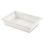 Rubbermaid Food/Tote Boxes, 8.5 gal, 26 x 18 x 6, White, Plastic view 3