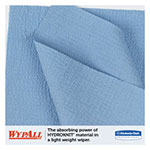 WypAll® General Clean X60 Cloths, Small Roll, 9.8 x 13.4, Blue, 130/Roll, 12 Rolls/Carton view 2