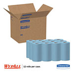 WypAll® General Clean X60 Cloths, Small Roll, 9.8 x 13.4, Blue, 130/Roll, 12 Rolls/Carton view 4
