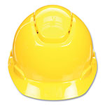 3M SecureFit H-Series Hard Hats, H-700 Vented Cap with UV Indicator, 4-Point Pressure Diffusion Ratchet Suspension, Yellow orginal image