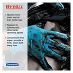 WypAll® X80 Cloths, HYDROKNIT, 1/4 Fold, 12 1/2 x 12, White, 50/Box, 4 Boxes/Carton view 5