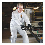 KleenGuard™ A40 Elastic-Cuff, Ankle, Hood and Boot Coveralls, Large, White, 25/Carton view 5