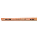 Markal Carpenter's Pencil, Black Lead, Natural Woodgrain Barrel view 1