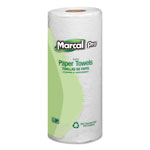 Marcal 100% Premium Recycled Towels, 2-Ply, 11 x 9, White, 70/Roll, 30 Rolls/Carton view 1