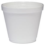 Dart Food Containers, Foam, 8oz, White, 1000/Carton orginal image