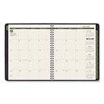 At-A-Glance Recycled Monthly Planner with Perforated Memo Section, 8.75 x 7, Black Cover, 12-Month (Jan to Dec): 2024 view 1
