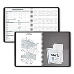 At-A-Glance 24-Hour Daily Appointment Book, 8.75 x 7, Black Cover, 12-Month (Jan to Dec): 2023 view 4