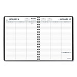 At-A-Glance Weekly Planner Ruled for Open Scheduling, 8.75 x 6.75, Black Cover, 12-Month (Jan to Dec): 2024 view 5