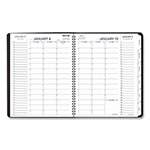 At-A-Glance Triple View Weekly Vertical-Column Format Appointment Book, 11 x 8.25, Black Cover, 12-Month (Jan to Dec): 2024 view 4
