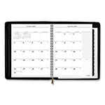 At-A-Glance Executive Weekly Vertical-Column Appointment Book, Telephone/Address Section, 11 x 8.25, Black, 12-Month (Jan-Dec): 2023 view 1