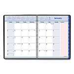 At-A-Glance QuickNotes Special Edition Monthly Planner, 11 x 8.25, Black/Pink Cover, 12-Month (Jan to Dec): 2024 view 1