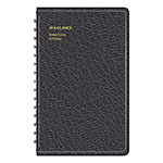 At-A-Glance Telephone/Address Book, 4.78 x 8, Black Simulated Leather, 100 Sheets view 1