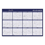 At-A-Glance Reversible Horizontal Erasable Wall Planner, 48 x 32, Assorted Sheet Colors, 12-Month (Jan to Dec): 2024 view 2