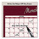At-A-Glance Reversible Horizontal Erasable Wall Planner, 48 x 32, Assorted Sheet Colors, 12-Month (Jan to Dec): 2024 view 3