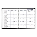 At-A-Glance DayMinder Hard-Cover Monthly Planner with Memo Section, 8.5 x 7, Black Cover, 12-Month (Jan to Dec): 2024 view 4