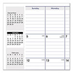 At-A-Glance DayMinder Monthly Planner, Ruled Blocks, 12 x 8, Black Cover, 14-Month (Dec to Jan): 2023 to 2025 view 1