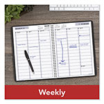 At-A-Glance DayMinder Weekly Appointment Book, Vertical-Column Format, 11 x 8, Black Cover, 12-Month (Jan to Dec): 2024 view 4