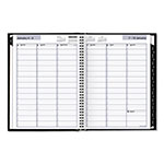 At-A-Glance DayMinder Hardcover Weekly Vertical-Column Format Appointment Book, 11 x 8, Black Cover, 12-Month (Jan to Dec): 2024 view 1