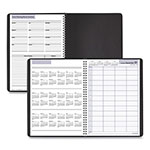 At-A-Glance DayMinder Four-Person Group Daily Appointment Book, 11 x 8, Black Cover, 12-Month (Jan to Dec): 2024 view 5